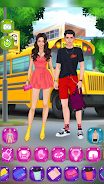 School Couple dress up Screenshot 1