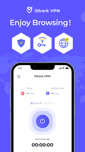 iSharkVPN - Secure & Super Vpn スクリーンショット 4