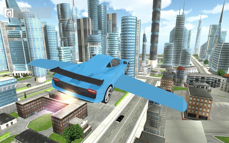 Flying Car Simulator Xtreme 3D Captura de pantalla 1