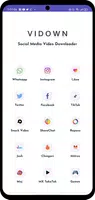 Video downloader - Vidown スクリーンショット 1