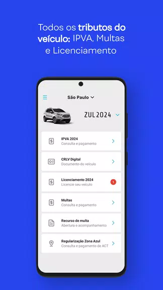 Zul+ Zona Azul SP, IPVA, Tag + Captura de pantalla 2