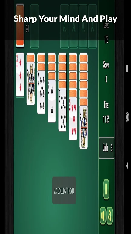 CLASSIC SOLITAIRE GAME -SIMPLE SOLITAIRE GAME EVER Captura de pantalla 2