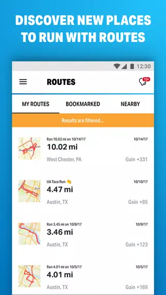 Map My Runでランニング スクリーンショット 3