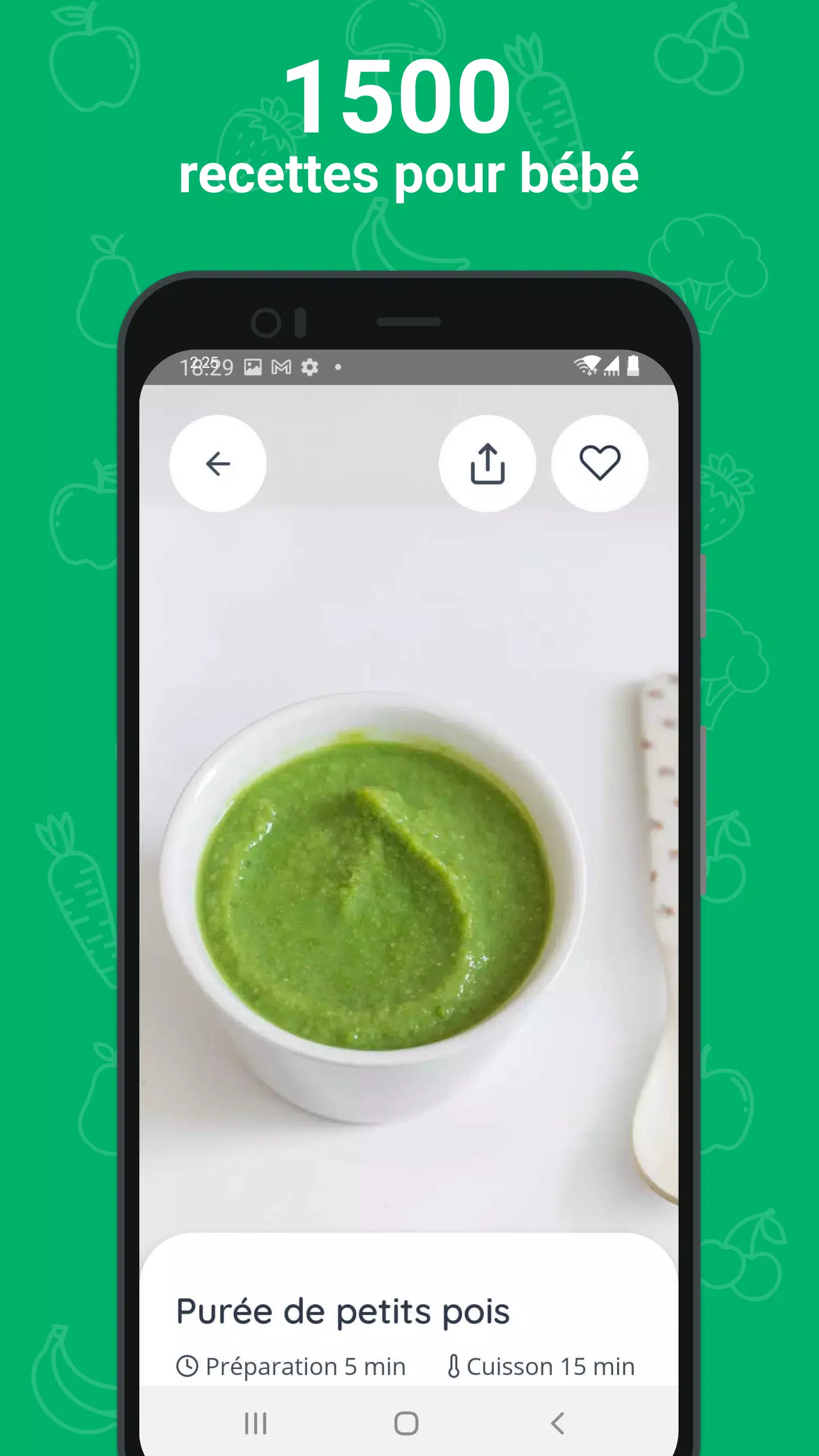 Cuisinez pour bébé Screenshot 1