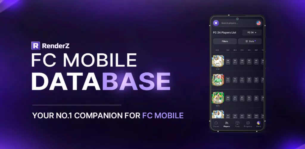 RenderZ: FC Mobile 24 Database應用截圖第1張