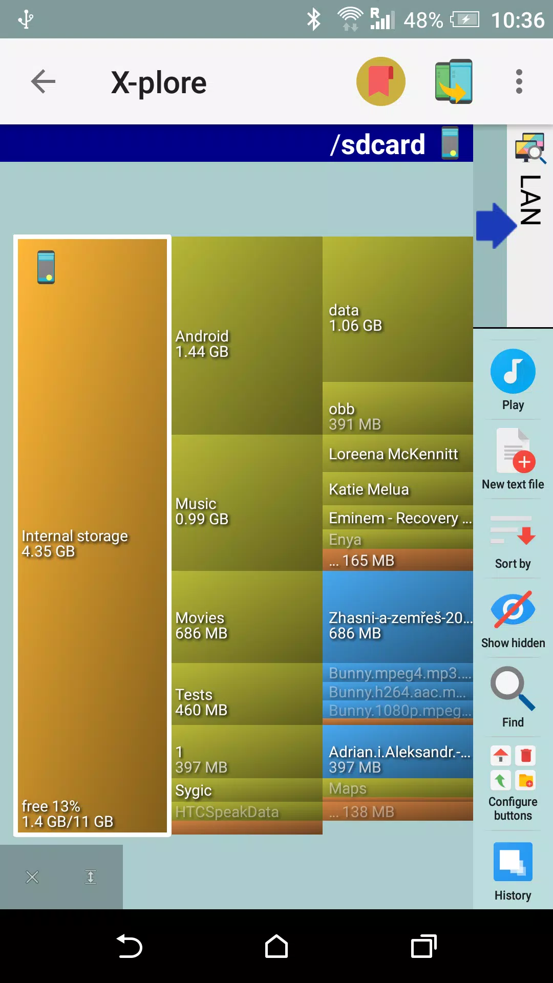 X-plore File Manager स्क्रीनशॉट 4