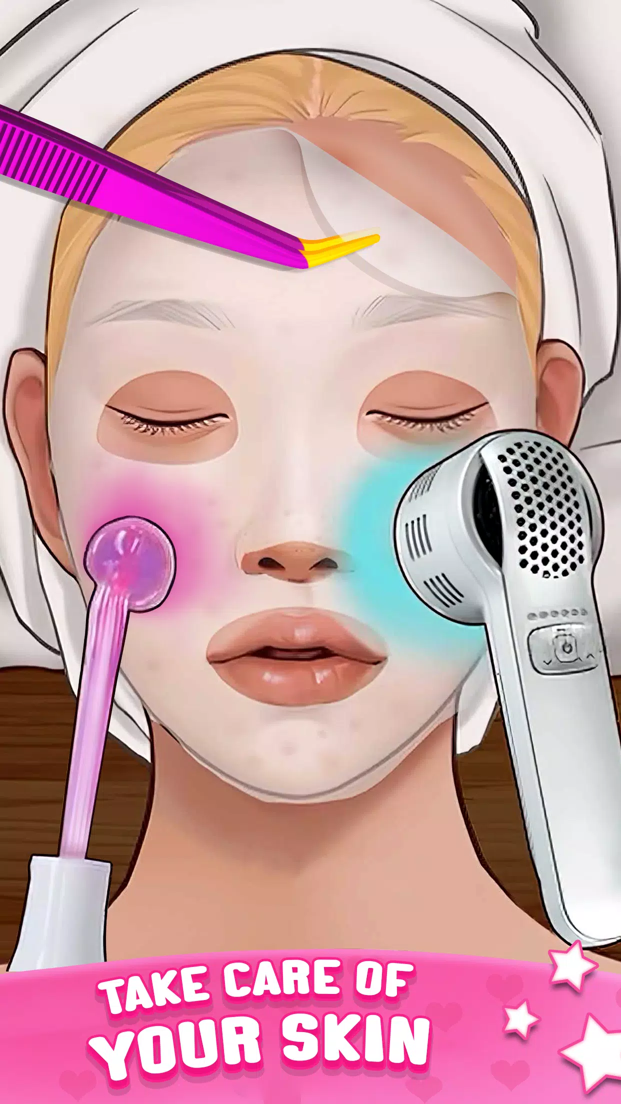 ASMR Doctor Game: Makeup Salon Screenshot 4