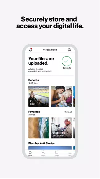 Verizon Cloud Capture d'écran 1