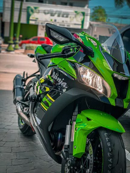 Kawasaki Ninja ZX10r Wallpaper スクリーンショット 4