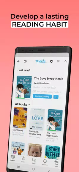 Bookly: Book & Reading Tracker 스크린샷 1