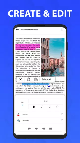 Office Reader - Docx reader Capture d'écran 3