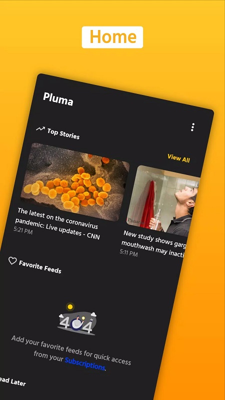 Pluma RSS Reader スクリーンショット 1