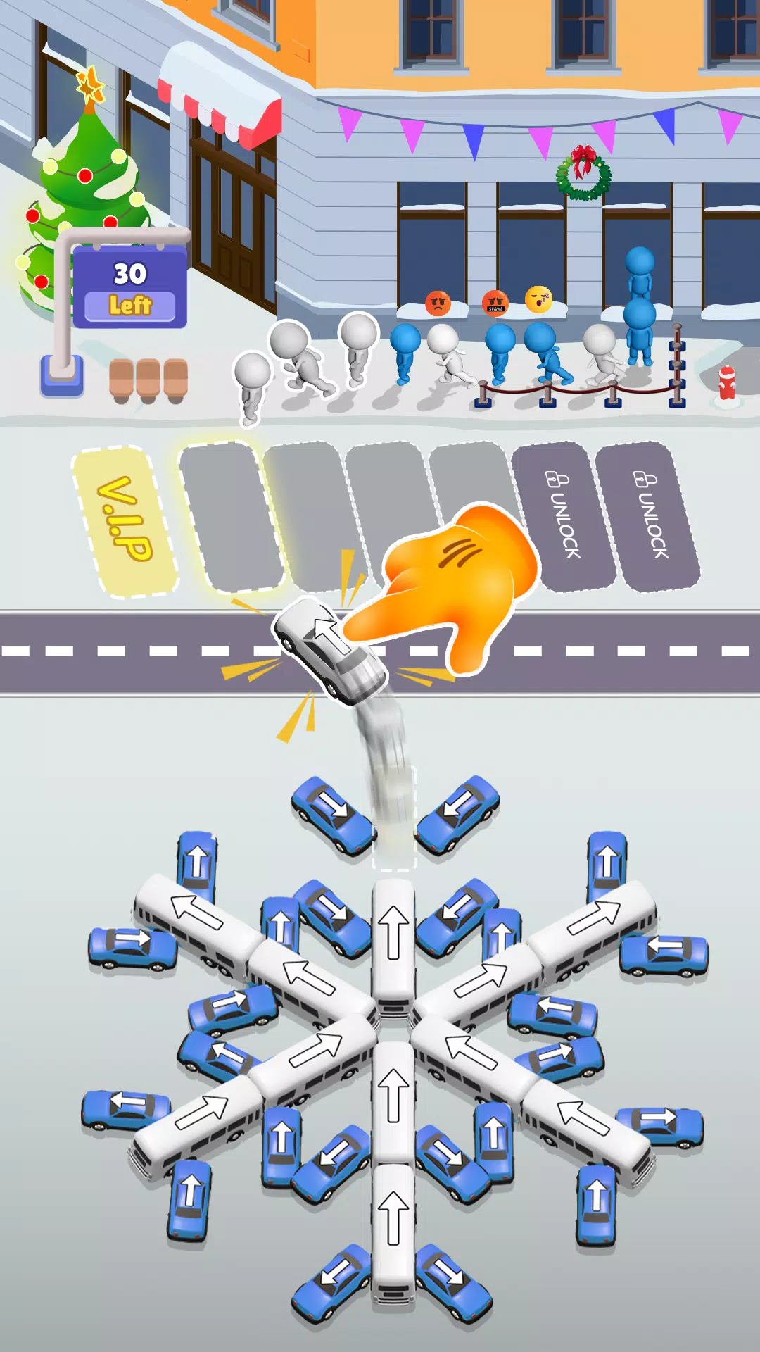 Bus Sort Jam: Parking Puzzle Capture d'écran 3