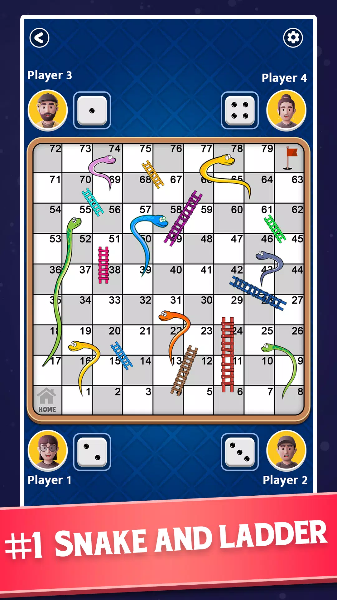 Snakes and Ladders - Ludo Game Screenshot 2