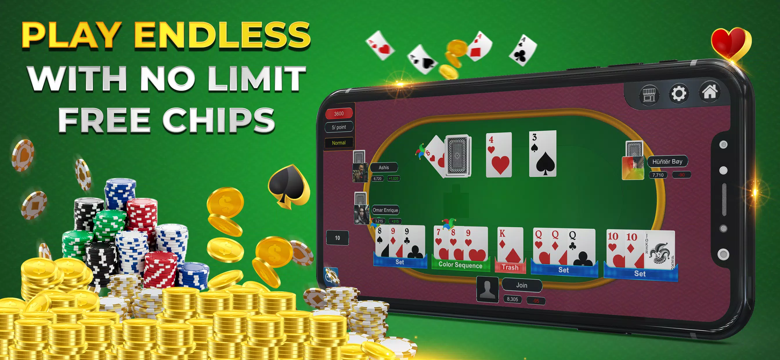 Rummy Online Casino Capture d'écran 2