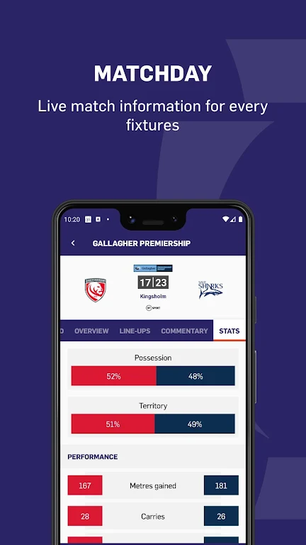 Premiership Rugby स्क्रीनशॉट 3