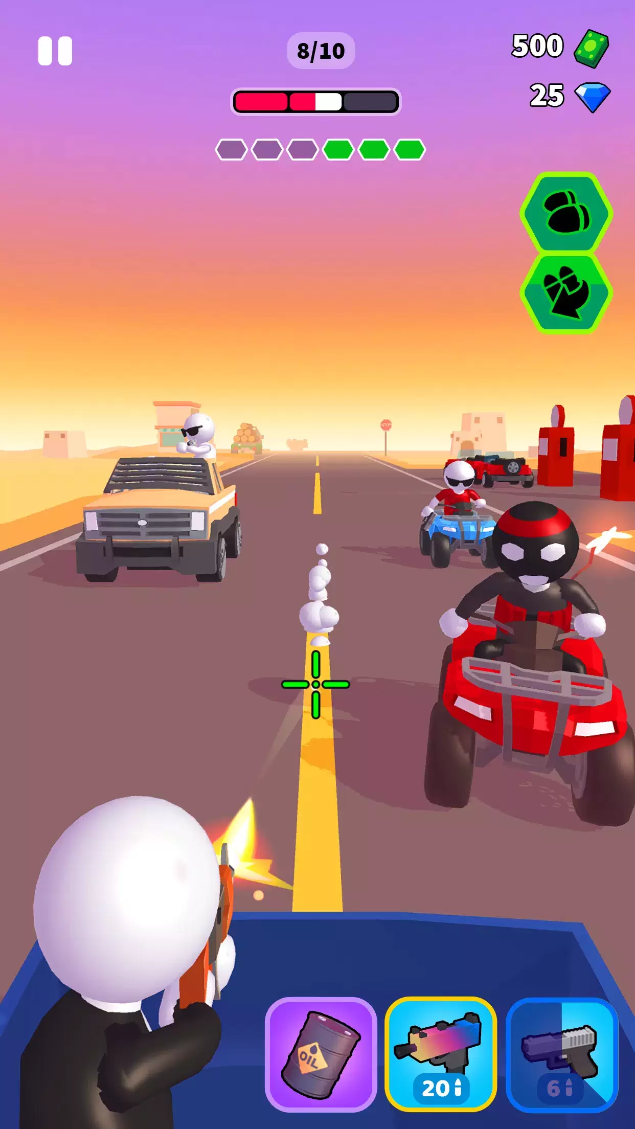 Rage Road - Car Shooting Game スクリーンショット 2