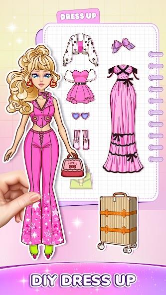 DIY Paper Doll Dress Up Mod Capture d'écran 1