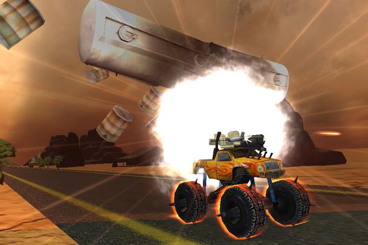 Crazy Monster Truck Fighter -應用截圖第2張