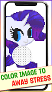 Pony Pixel Art Coloring Book Screenshot 2