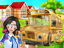 School Cleanup - Cleaning Game應用截圖第1張