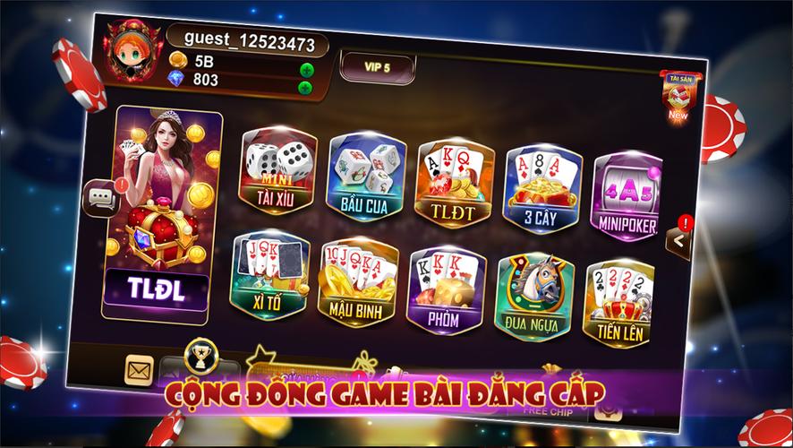 4Play - Xì Tố Xì Phé Online 스크린샷 1