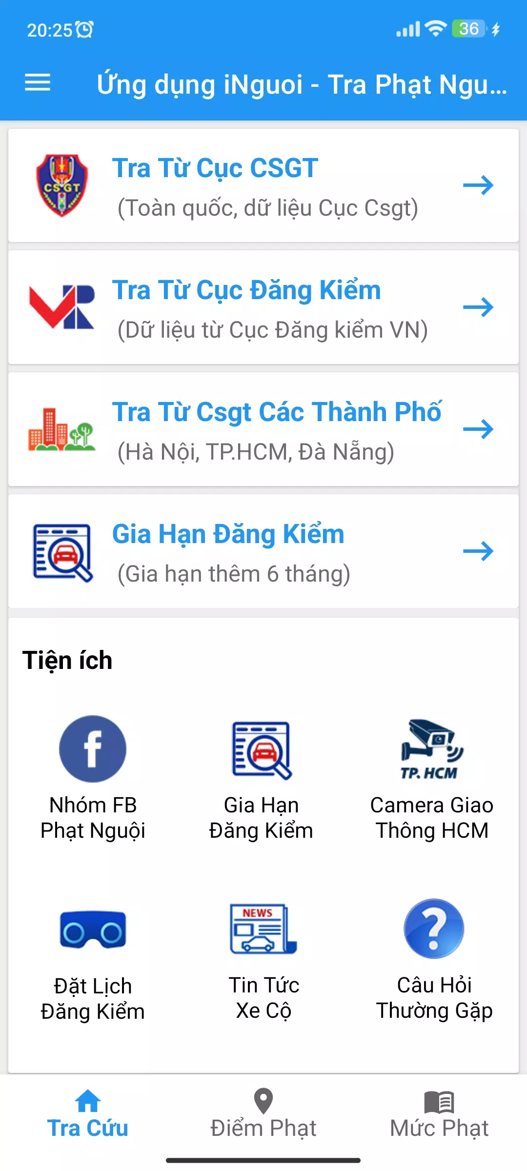 iNguoi - Tra Cứu Phạt Nguội Capture d'écran 1