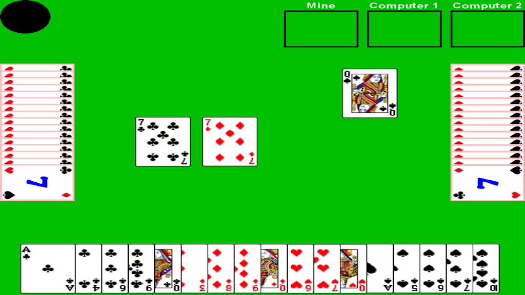 Seven Card Game - Simple and Fun Game Captura de pantalla 2