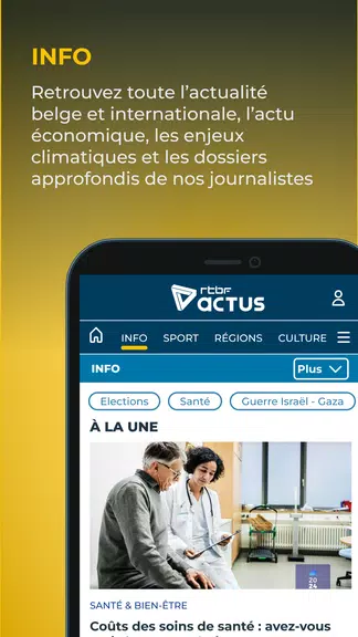 RTBF Actus Capture d'écran 2