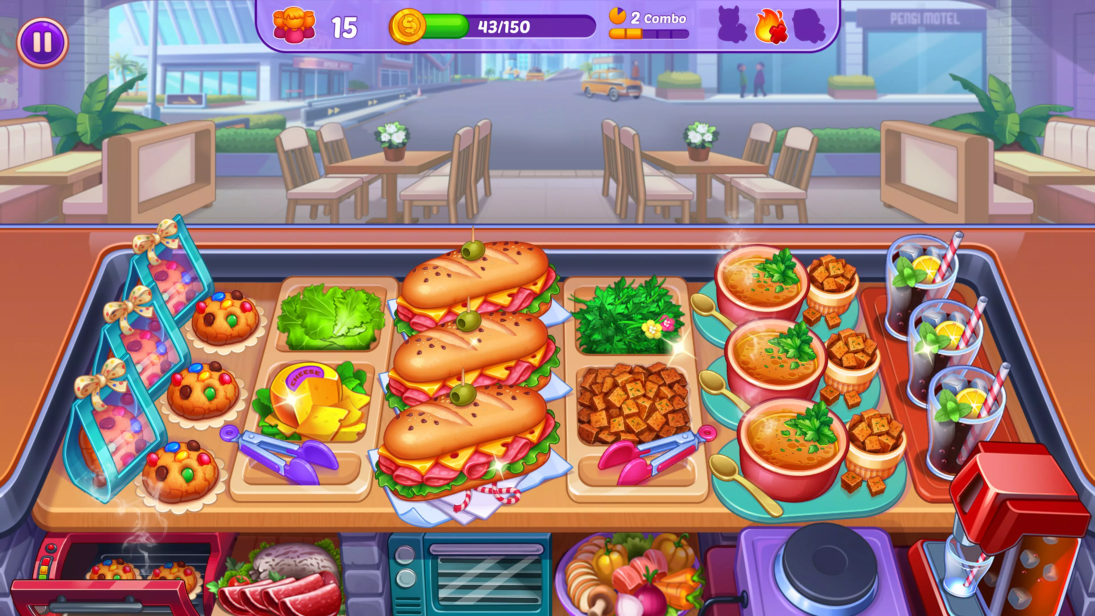 Cooking Crush - 料理ゲーム スクリーンショット 4