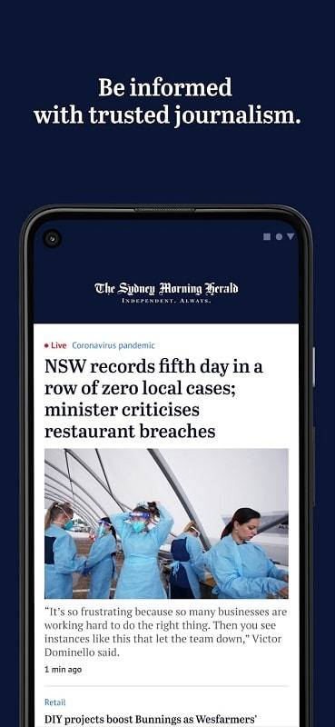 The Sydney Morning Herald Capture d'écran 1