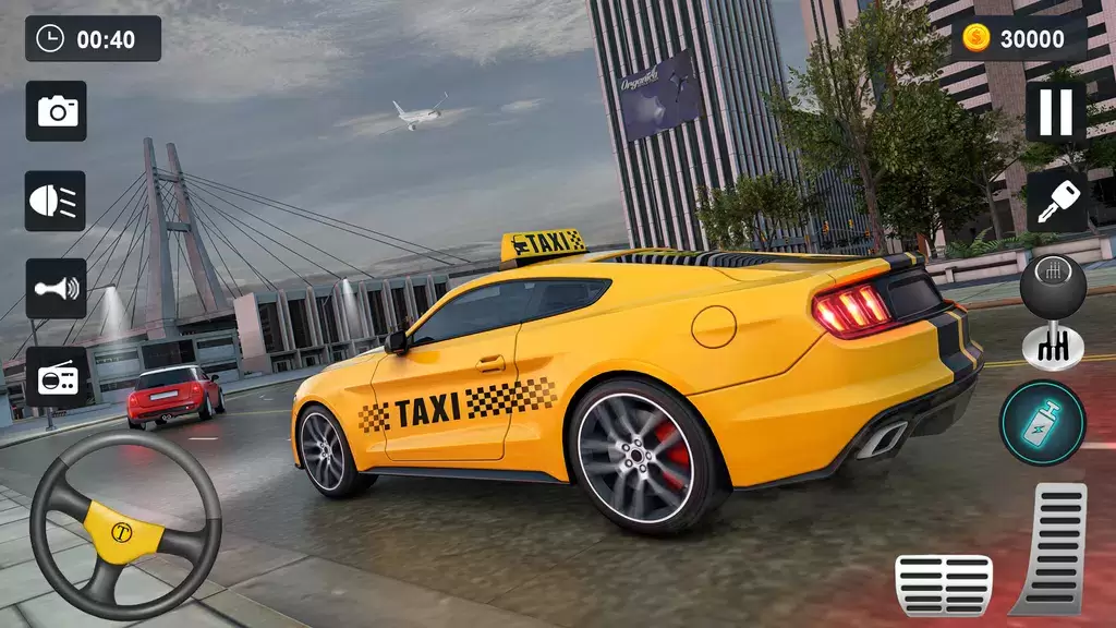 Taxi Simulator 3D - Taxi Games スクリーンショット 4