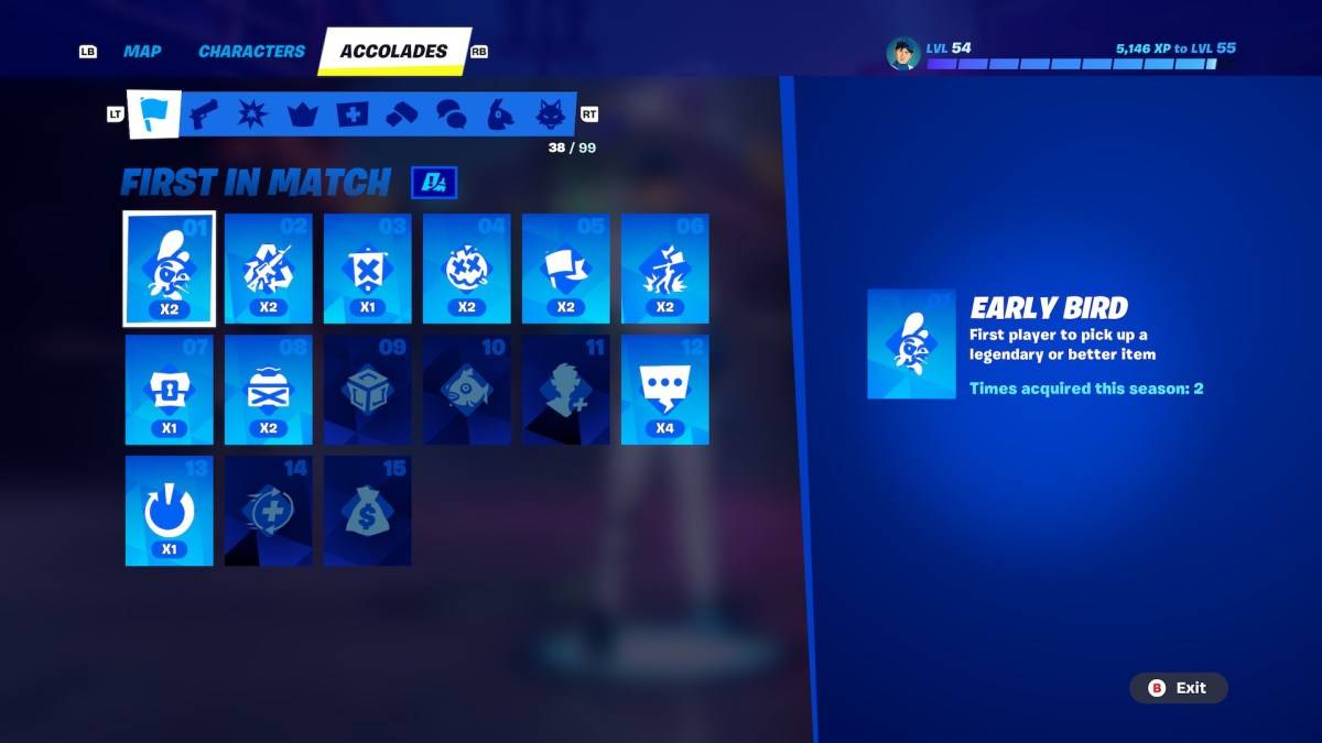 Condecorações no Fortnite Capítulo 6.