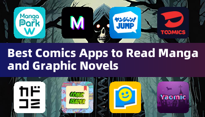 Mejores aplicaciones de cómics para leer manga y novelas gráficas