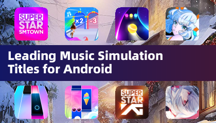 Titres de simulation musicale de premier plan pour Android