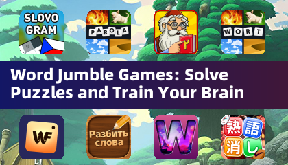 Word Jumble Games: Solve Puzzles and Train Your Brain
