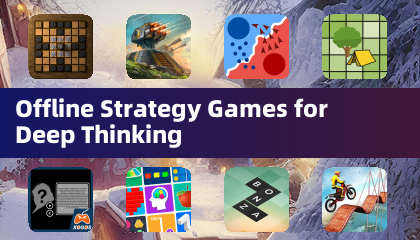 Offline Strategy Games for Deep Thinking